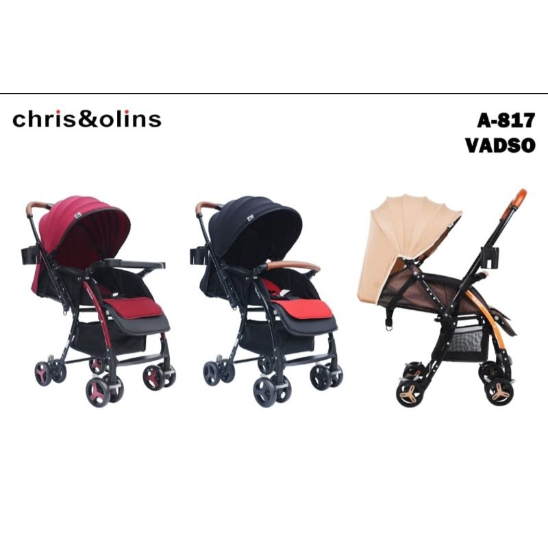 Chris &amp; olins stroller vadso A-817 kereta dorong bayi bagus murah