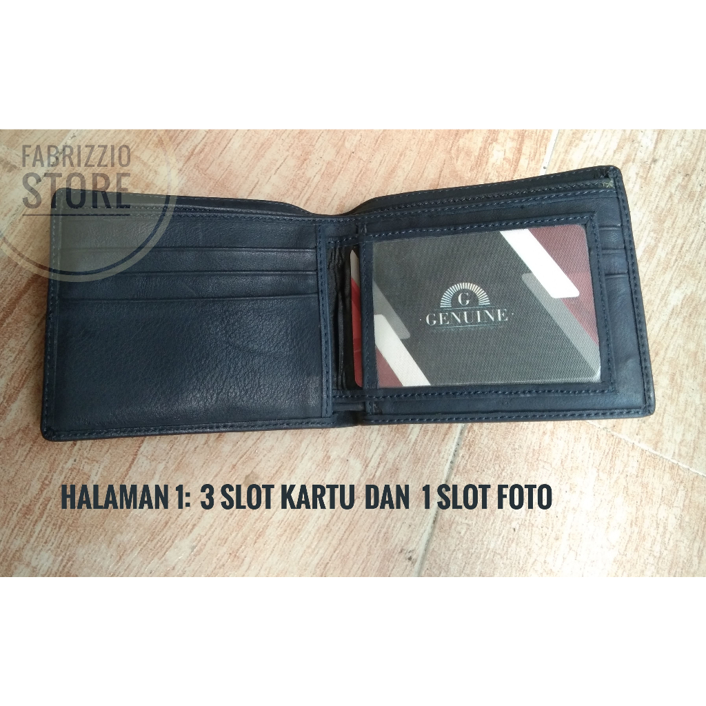 dompet lipat pria kulit sapi