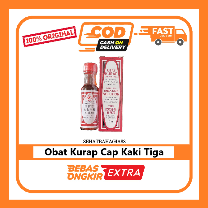 Ubat Kurap Cap Kaki Tiga