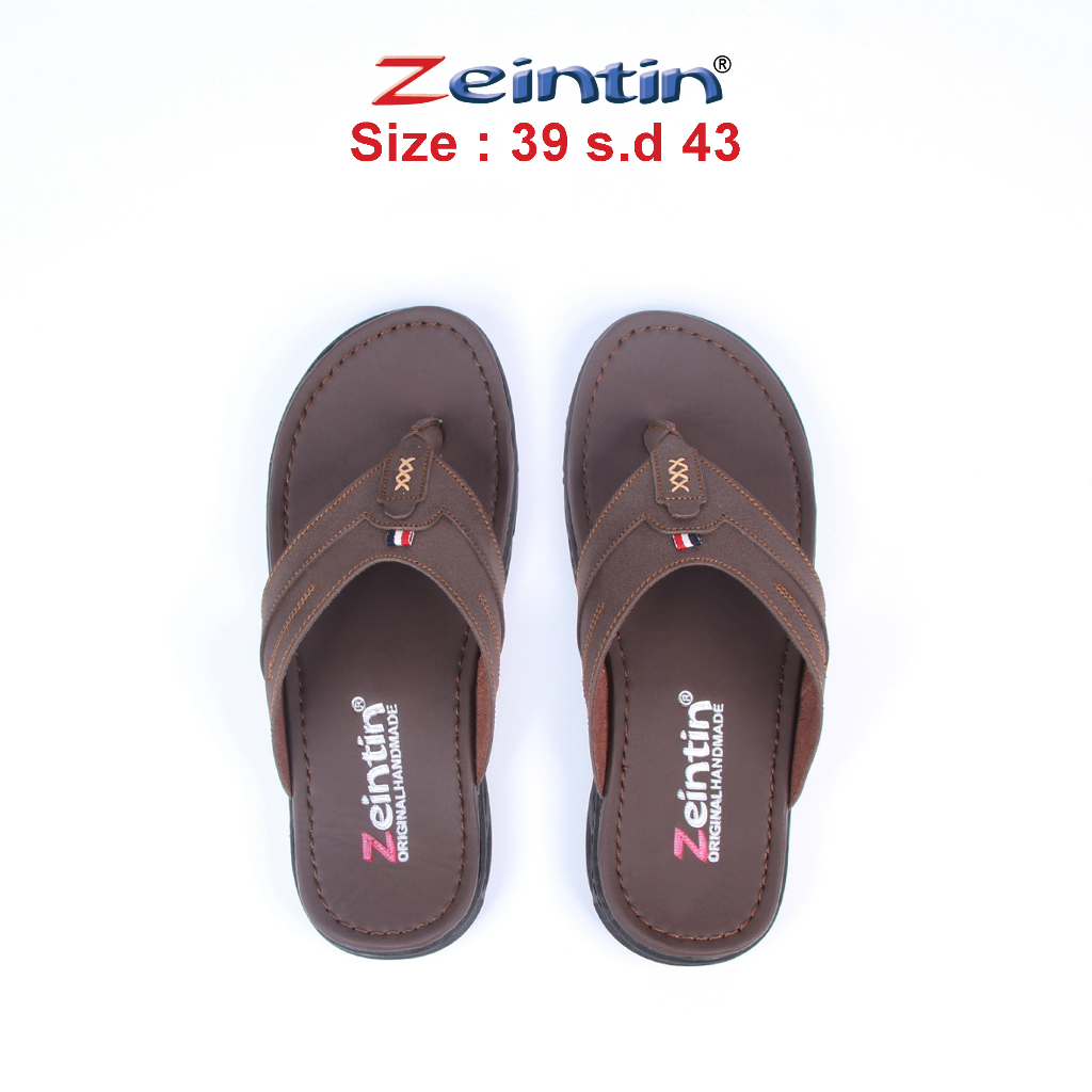 Zeintin - Sandal Pria  Best Seller Fashion Pria Selop Pria Jepit Pria Lentur Kulit Sintetis BB