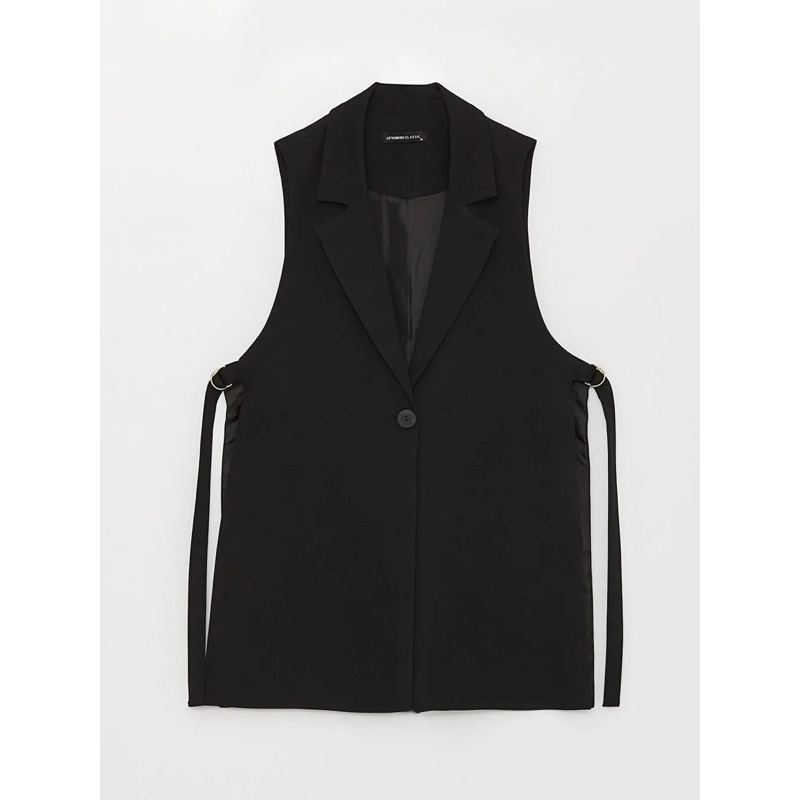 Gaia blazer vest tali samping BIGSIZE / rompi tali rompi blazer bigsize / rompi sleeveless