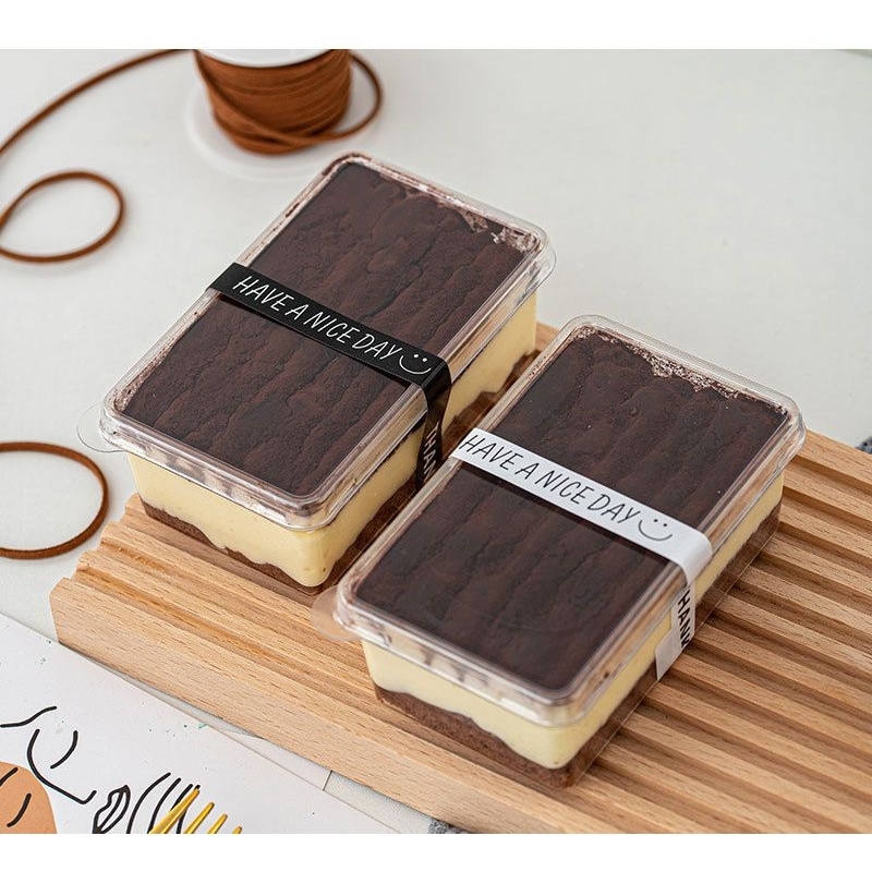 

MilL 100PCS Stiker Panjang 30CM Stiker Thank You TQ Handmade Stiker Box Dus Kue Stiker Label Segel