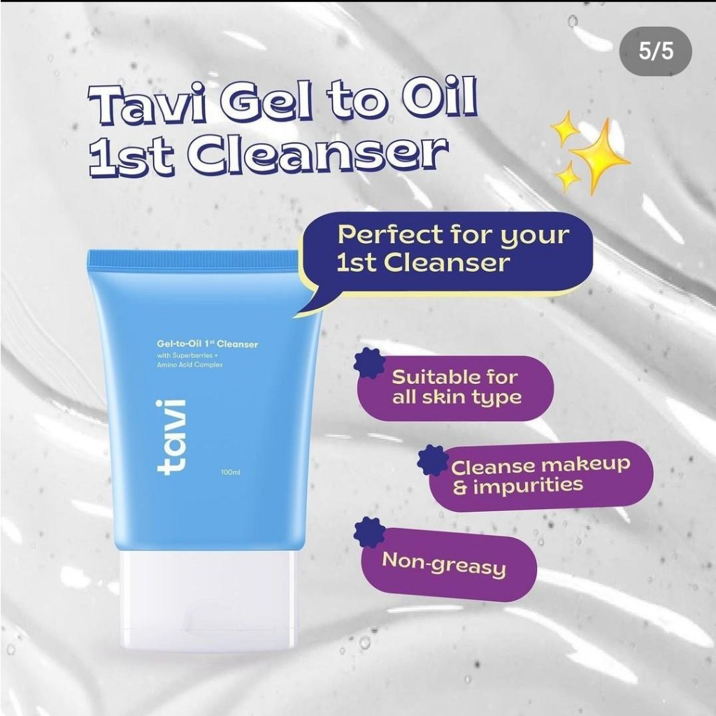 TAVI Gel to Oil Cleanser