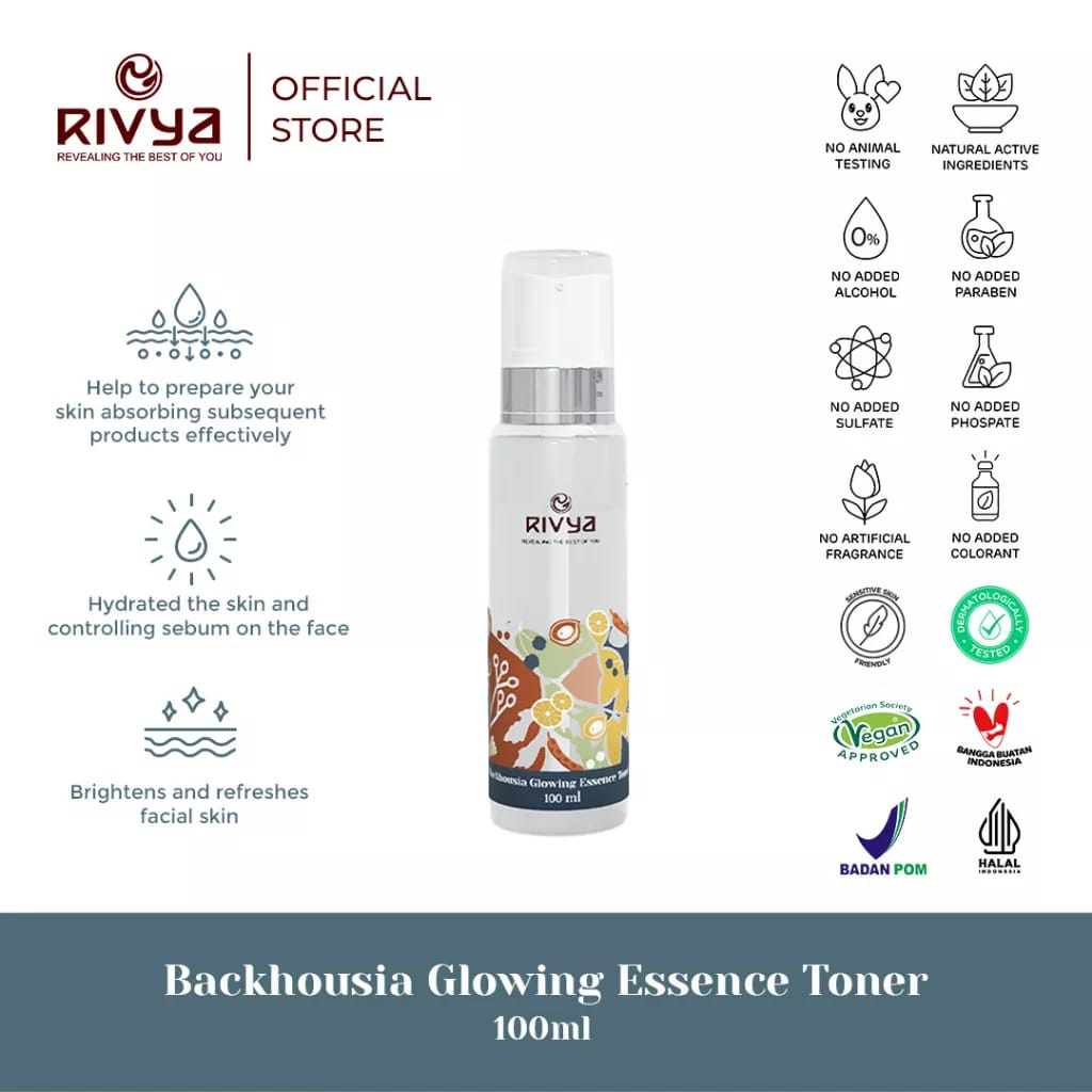 Rivya Backhousia Glowing Essence Toner 100ml