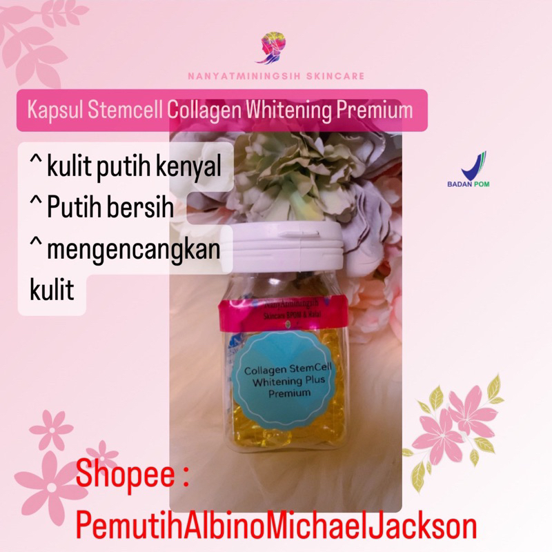 StemCell Kapsul MJ Collagen Whitening  Premuim Nany Atminingsih Skincare