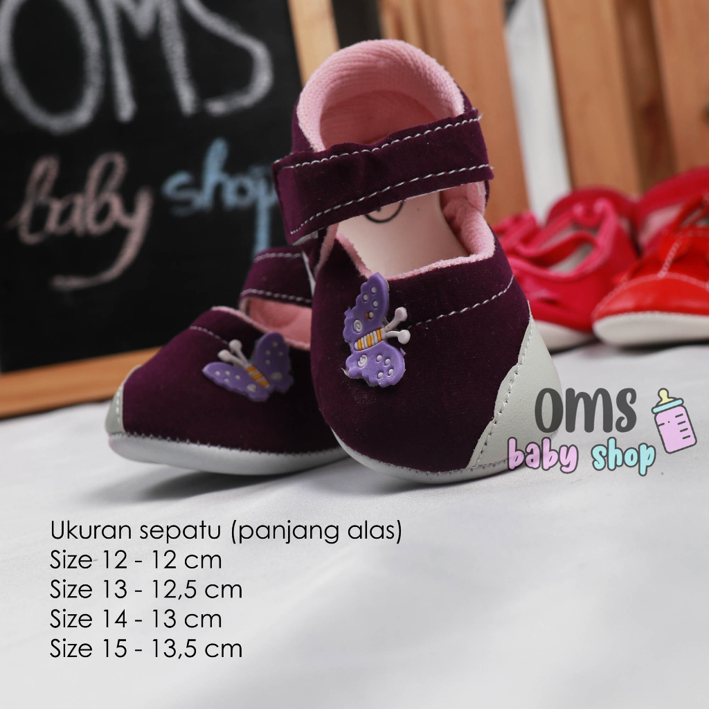 OMS Babyshop - Sepatu Bayi Anak / Fashionable Baby Shoes / Sepatu Prewalker / Sepatu Anak Dengan Desain Trendi Dan Nyaman