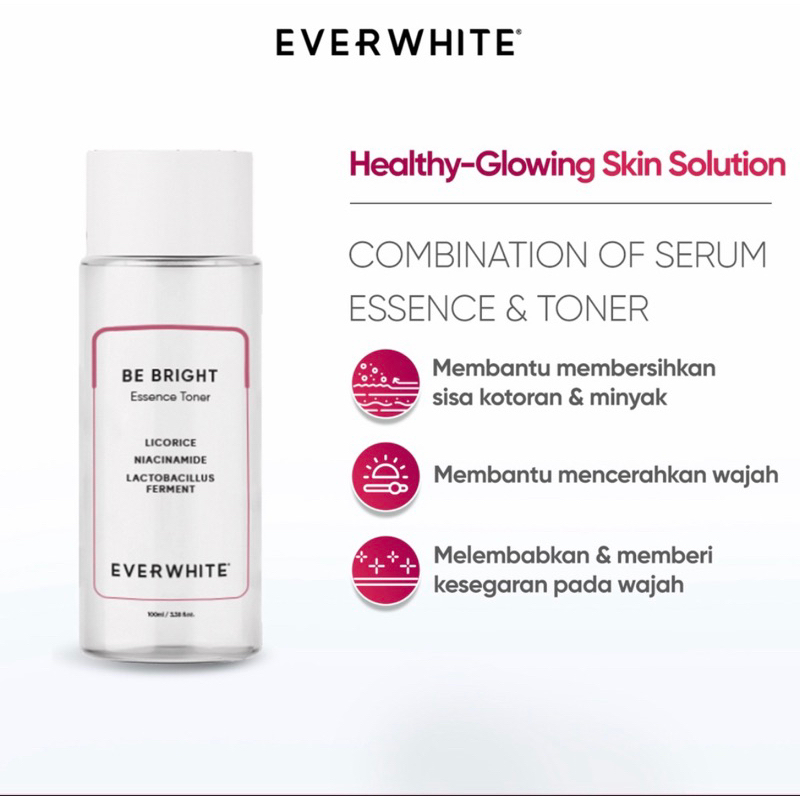 Everwhite Renew Kit - Peptide Serum Eye Cream Ceramic Applicator Night Cream Anti Aging Be Bright Original BPOM COD Paket Set