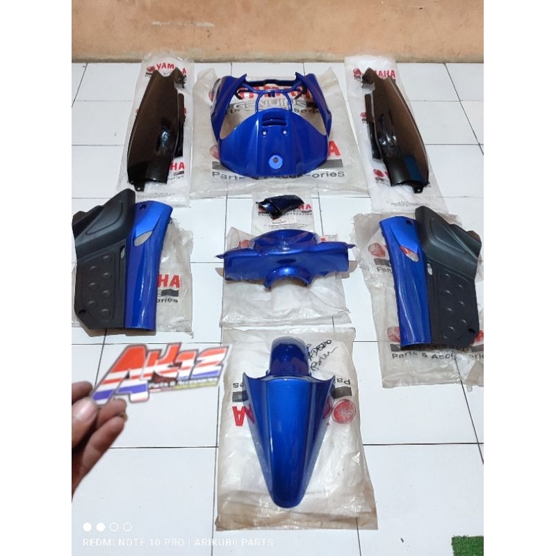 BODDY FULL SET HALUS ORIGINAL NOUVO LELE BIRU HITAM