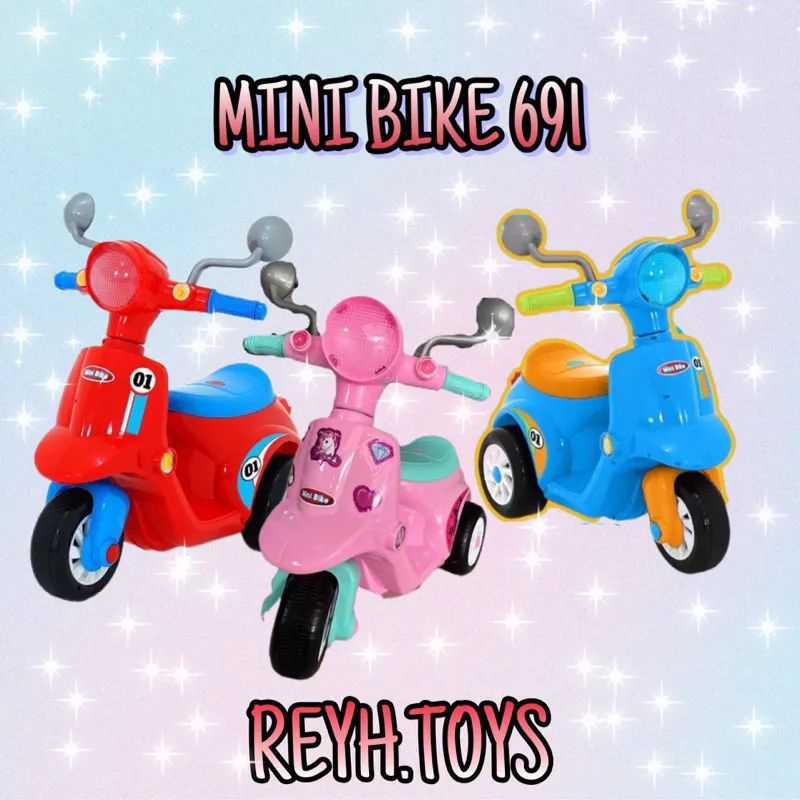 Mainan Anak Motor Vespa Roda 3 MB691