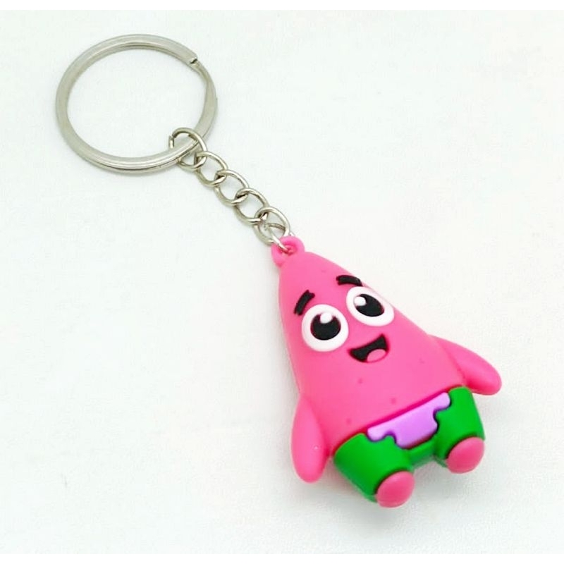 Spongebob Keychain Gantungan Kunci Sponge Bob Gantungan Tas SpongeBob Key Chain