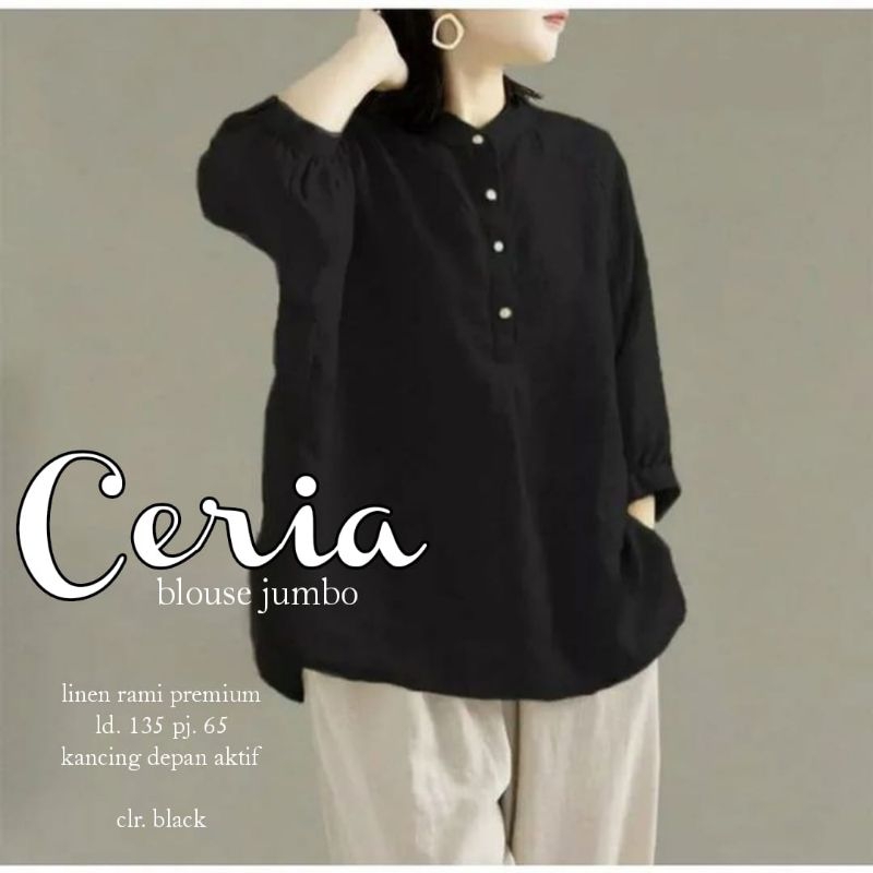 BAJU WANITA JUMBO LD 135 cm CERIA BLOUSE WANITA TERBARU