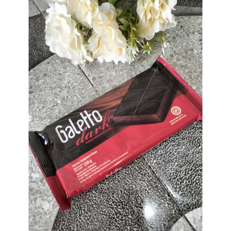 

Coklat Galetto dark 250gr