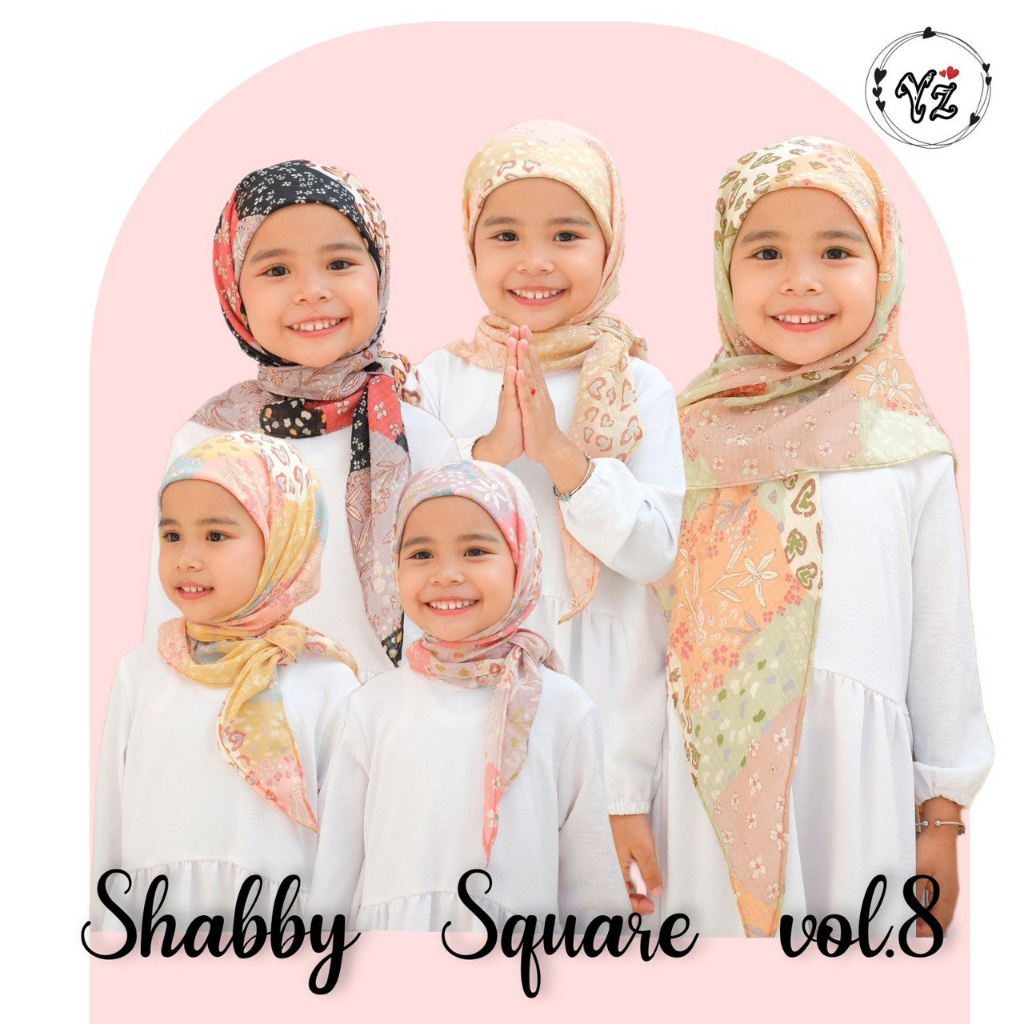 Afsheenastore Shabby Square Inner/ Jilbab Abak Perempuan VOL 8