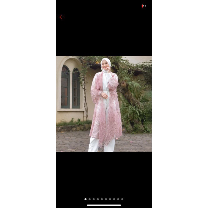 Outer tile mutiara menawan tanpa kancing