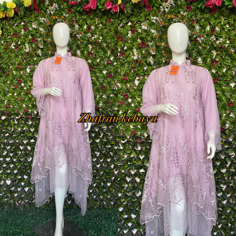 Dress Modern dress kondangan busui friendly bordiran(DZ)