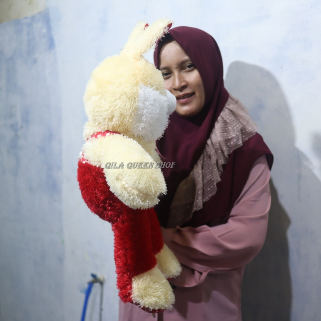 BONEKA KELINCI M JOJON TERLARIS BISA COD TINGGI 60CM SAMPAI UJUNG KEPALA