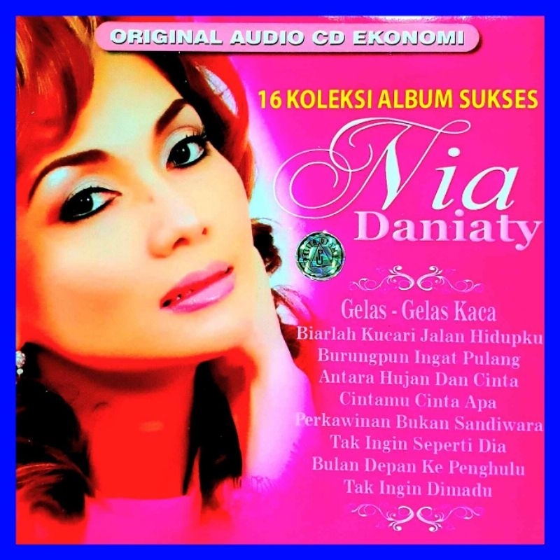 CD LAGU NIA DANIATY POP KENANGAN - CD LAGU POP INDONESIA NOSTALGIA SEPANJANG MASA - CD LAGU SOLO WAN
