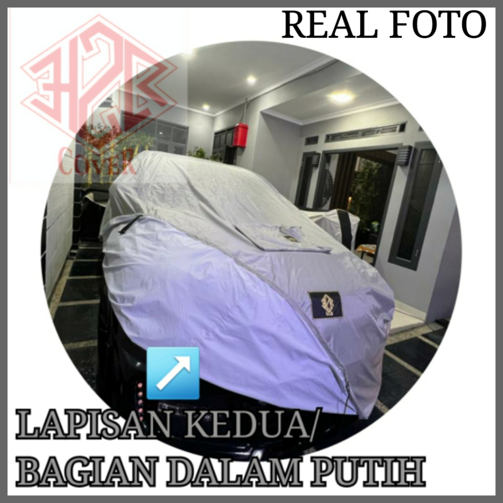 Cover Mobil Polyester Super Lapisan Dalam Putih &amp; Halus, Cover Mobil Avanza Rush Terios Xenia Ertiga Xpander Hrv Mobilio Brv Calya Sigra Outlander  NewLivina S-Cross GrandLivina Juke Confero LGX SX4 Freed Sienta DatsunGoPlush Kijang Taruna Carry WR-V Dll