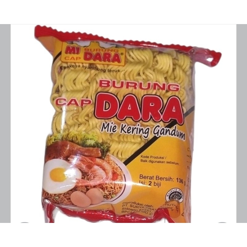 

Cap burung dara mi / mie kering gandum