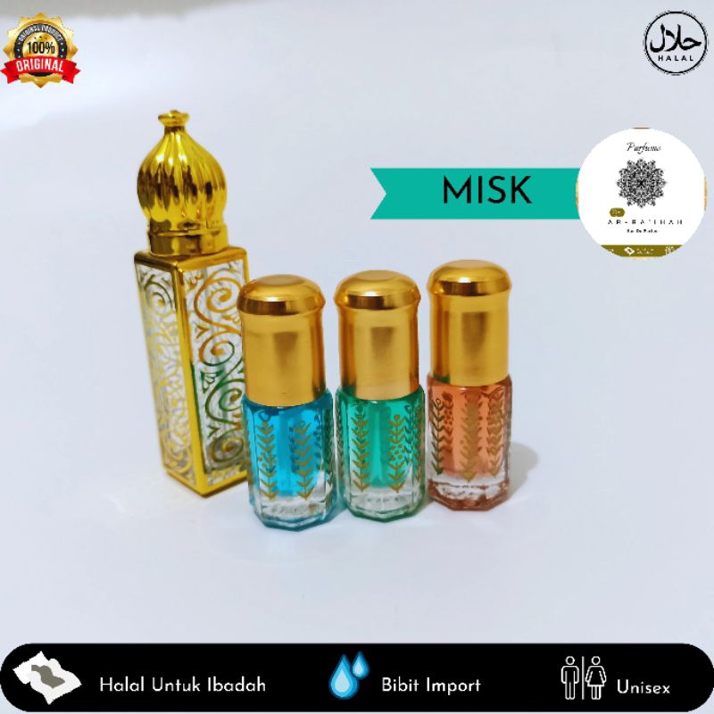 MISK THAHARAH  100% MURNI IMPORT DUBAI/ MISIK THAHARAH / MUSK THAHARAH / PARFUM NON ALKOHOL / PARFUM