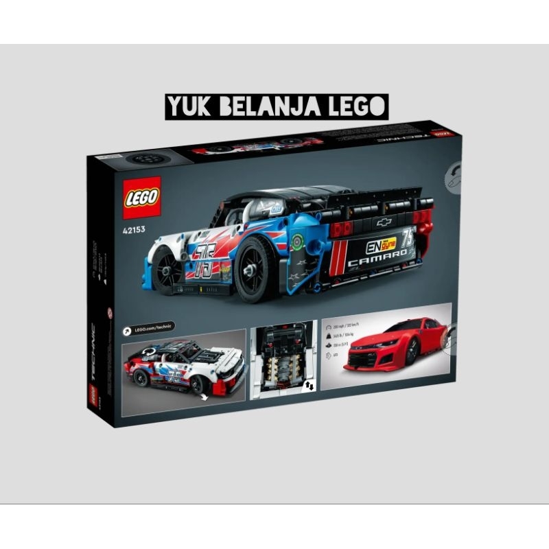 LEGO Technic 42153 NASCAR Next Gen Chevrolet Camaro ZL1 (672 pieces)