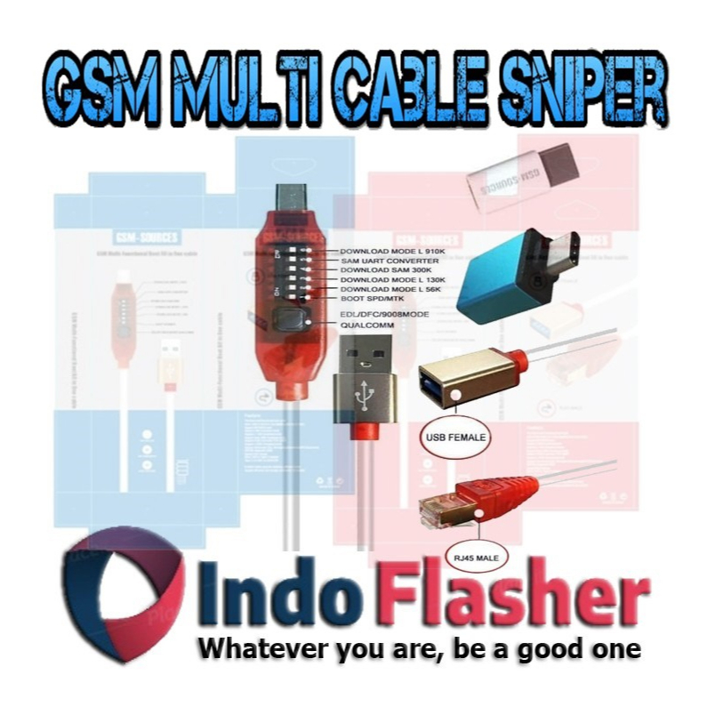 Kabel Sniper Kabel EDL Kabel Uart Kabel Multi Boot 6in1 Kabel Flasing Android Kabel Sniper MRT Kabel