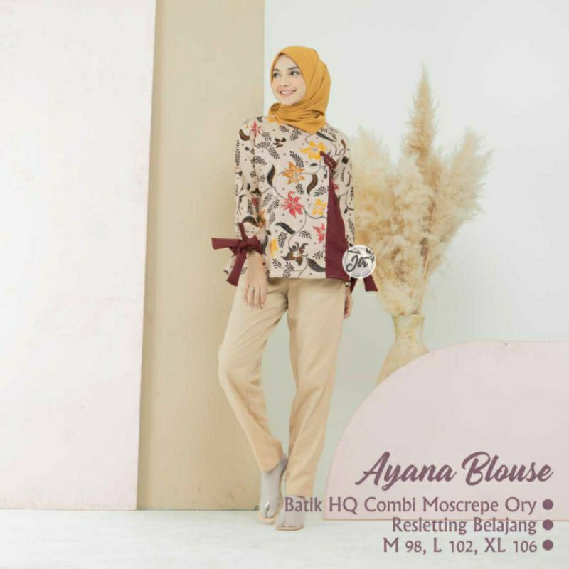 Ayana Blouse Batik Murah
