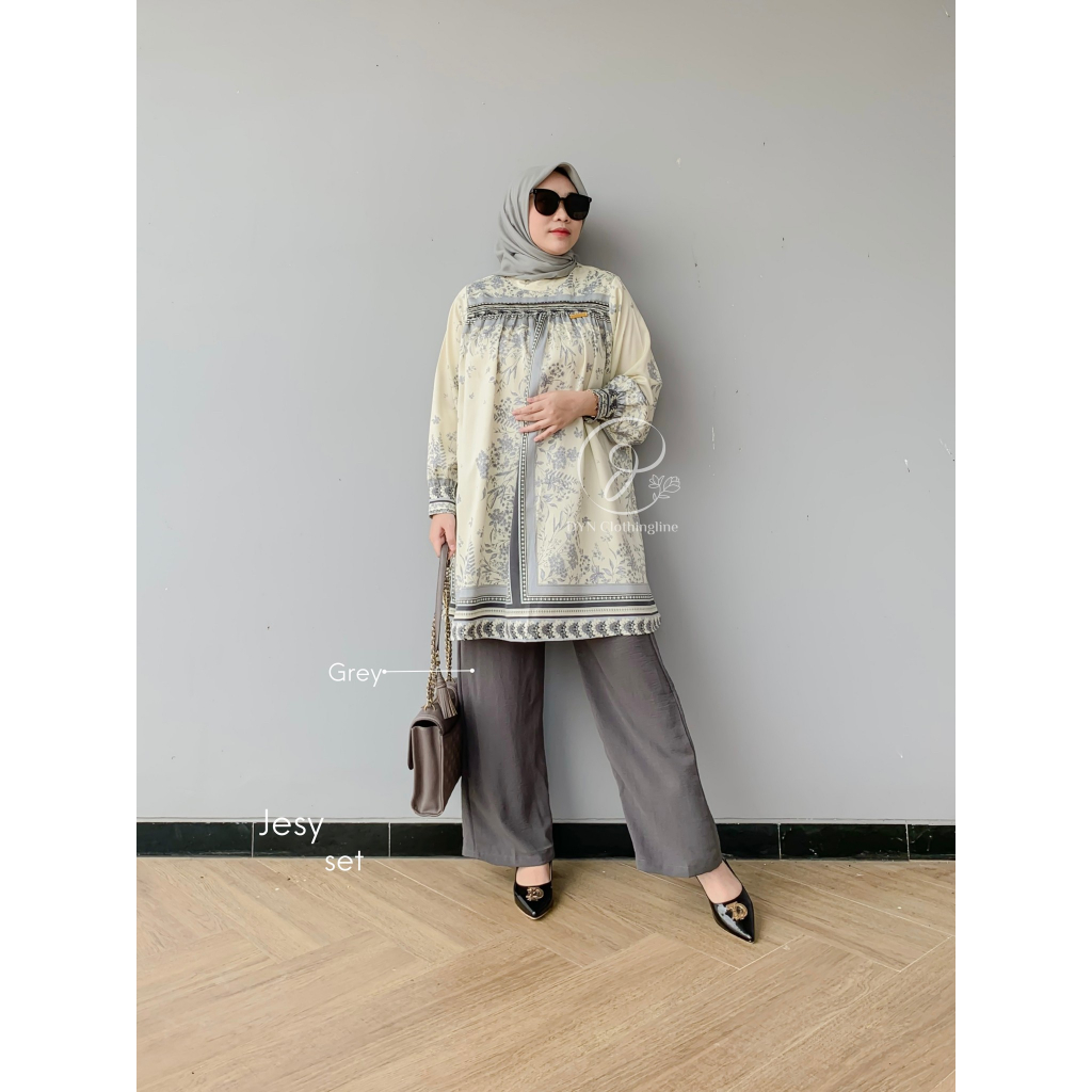 Jesy set DYN clothingline setelan terbaru - set jumbo - bigsize