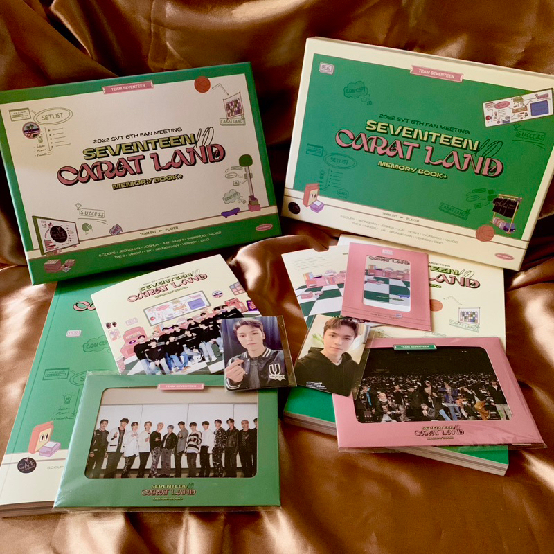 [READY STOCK] SHARING 2022 SVT 6TH FAN MEETING 〈SEVENTEEN in CARATLAND〉 MEMORY BOOK + DIGITAL CODE &
