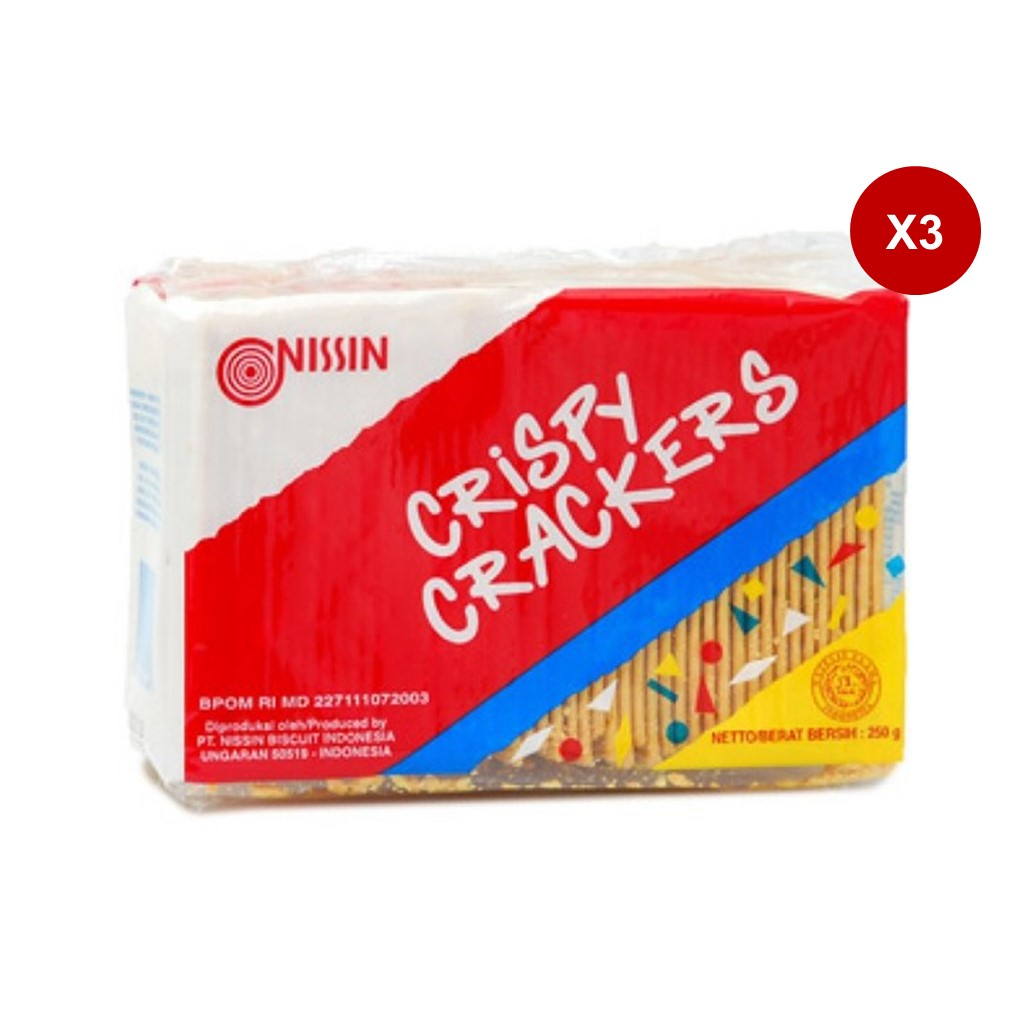 

Nissin Crispy Crackers 250 gr x3