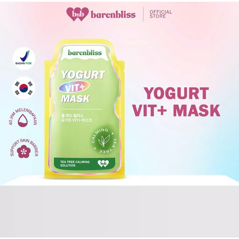 BNB Barenbliss Yogurt Vit Mask Tea Tree Calming Solution