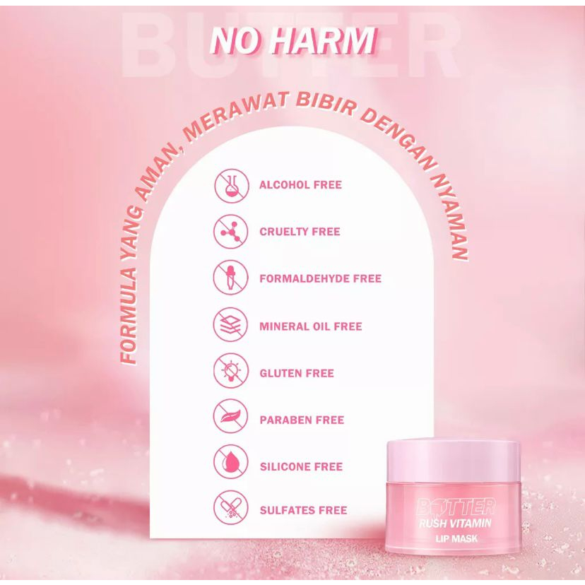 BNB barenbliss Butter Rush Vitamin Lip Mask Moisturizing Lip Balm