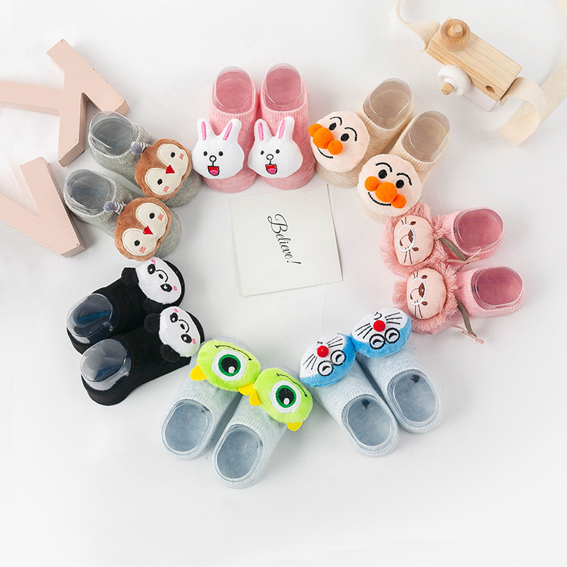 Kaos Kaki Boneka Anak Bayi 3D Lucu Karakter Kaoskaki Motif Unik Socks Kids Murah BB11