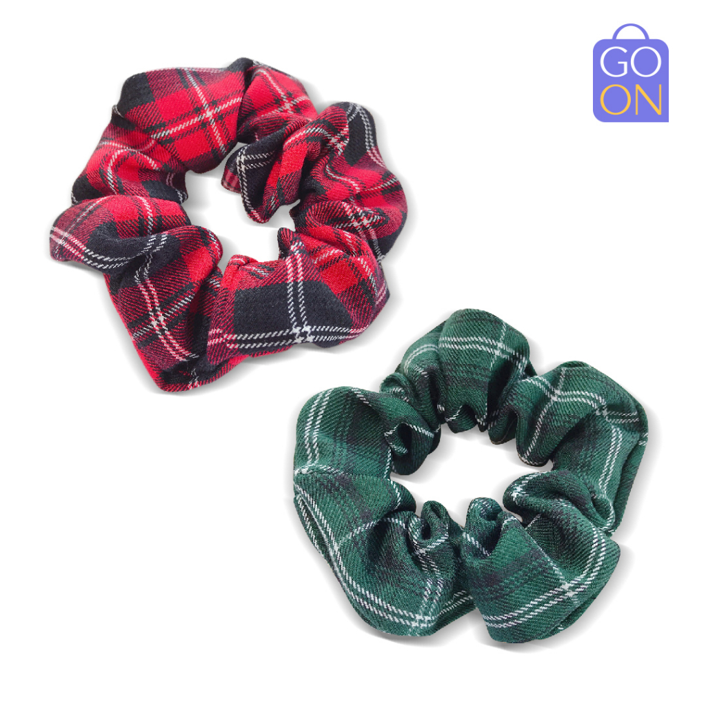 GO ONLINE Scrunchie - Kunciran Ikat Rambut Korea Cepol Hijab / Jilbab [ Gratis Ongkir / Cod ]