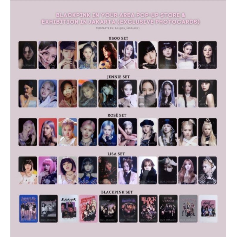 WTS FLIMTY PHOTOCARD BLACKPINK