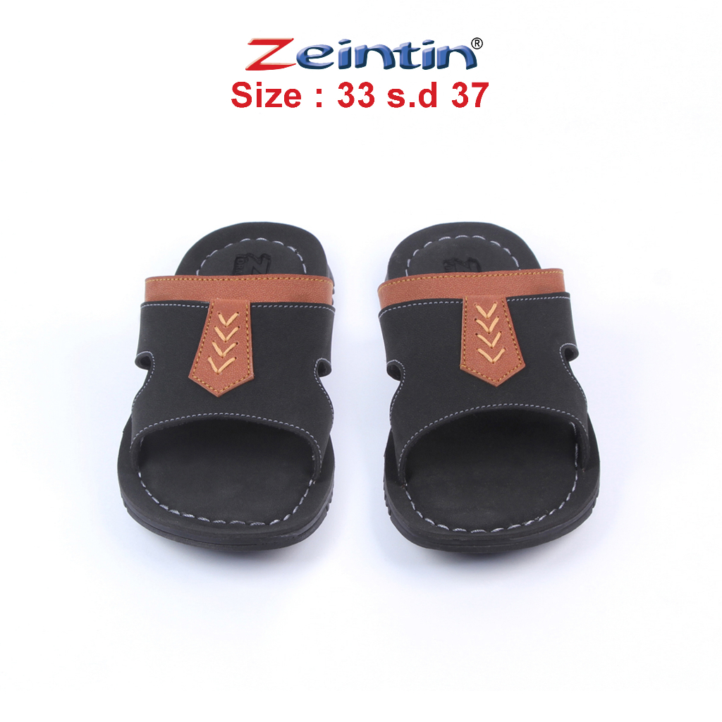 Zeintin - Sendal Kulit Sintetis Anak Laki - Laki/ Model Terbaru Sandal Anak Kekinian Pria Terbaru 2022 Cowok/ Hand Made Original Zeintin IN