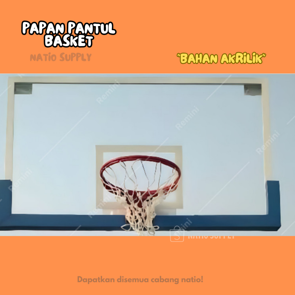 Papan Pantul Basket Akrilik Ukuran 15mm 120x180cm – R2P