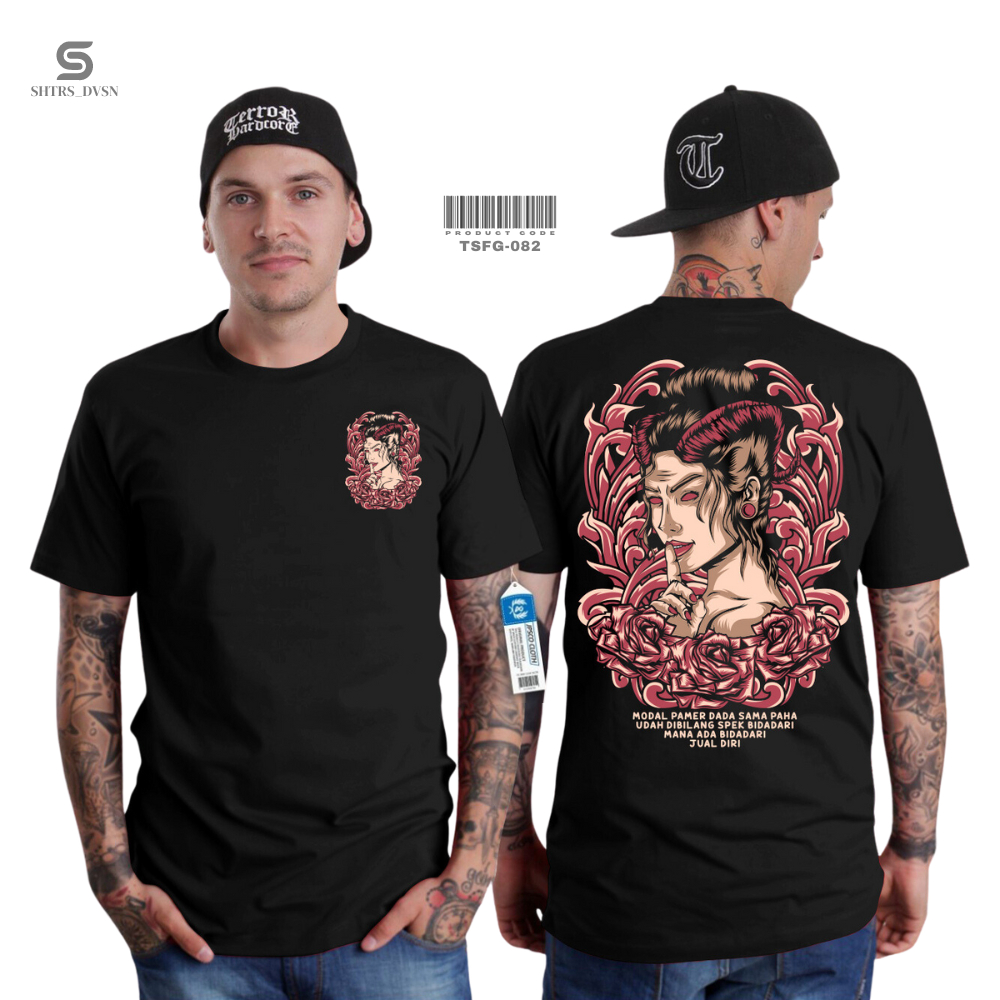 Baju Satanic Pria Kata Kata