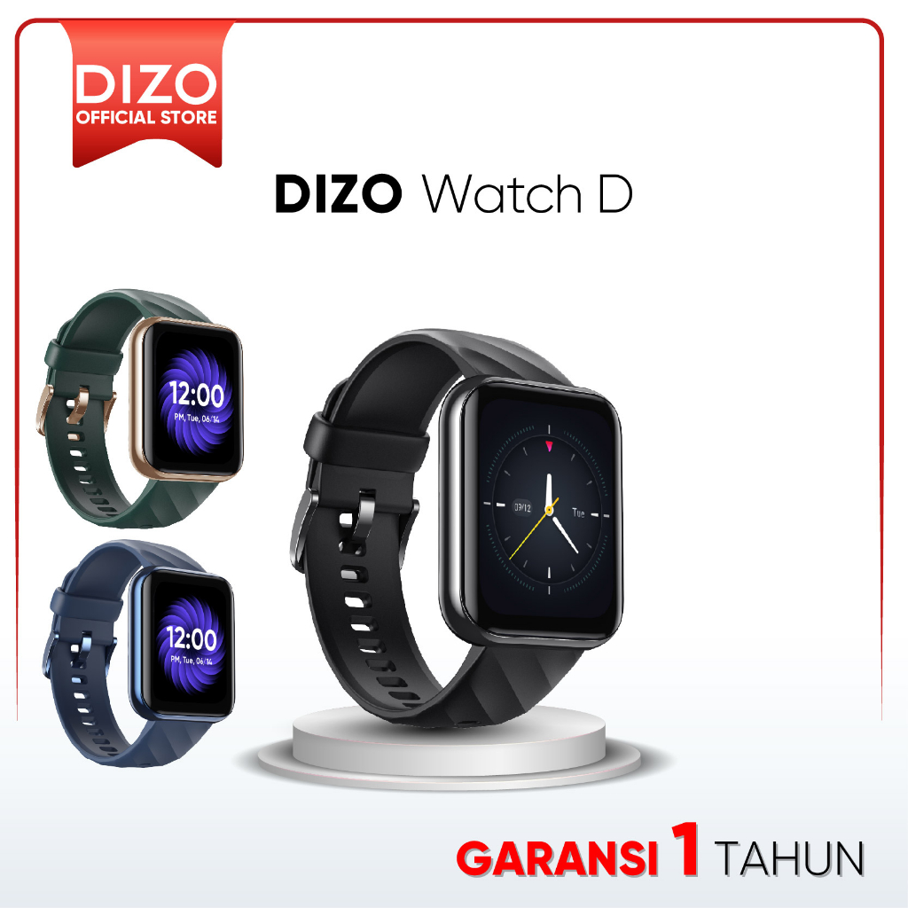 DIZO by realme techlife Watch D 1.8 inch Dynamic display with 550nits brightness (by realme techLife)