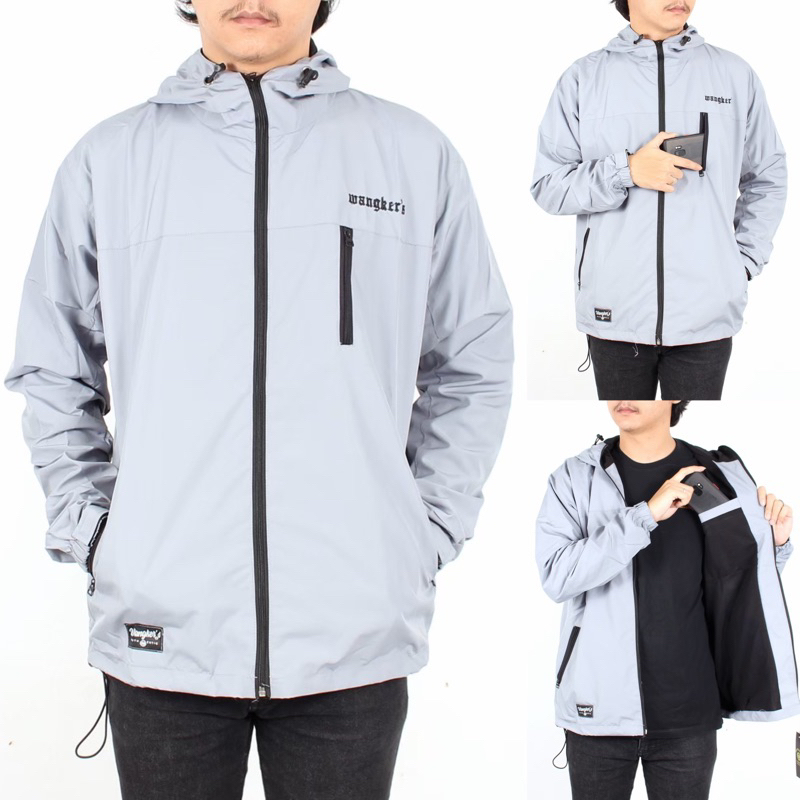 JAKET OUTDOOR MORE SILVER