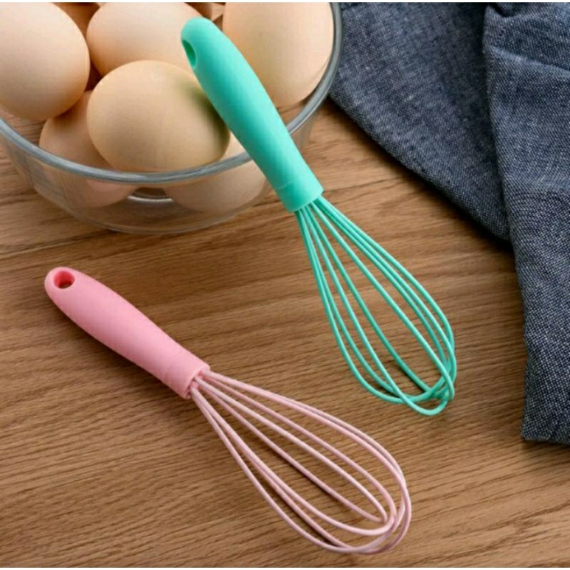 

Kocokan Telur Silicon Wisk Pengocok Telur Full Silicon BPA Free