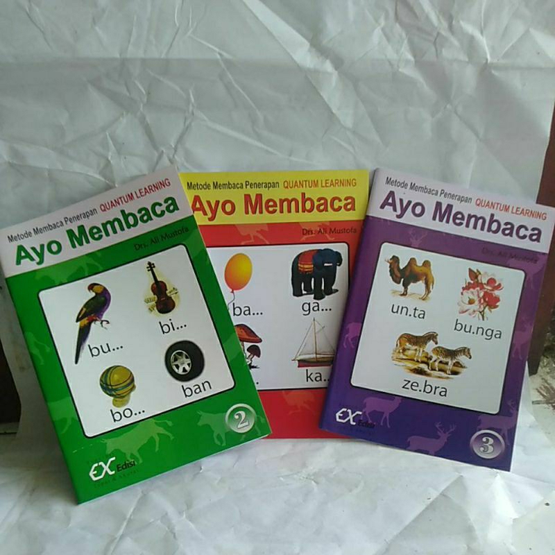 

buku ayo membaca 1, ayo membaca 2,ayo membaca 3