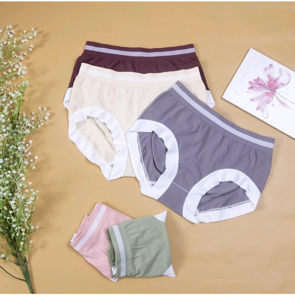 MURAH!! Celana Dalam Wanita Bahan KATUN - CD Samless Pakaian Dalam Cewek Super Lembut