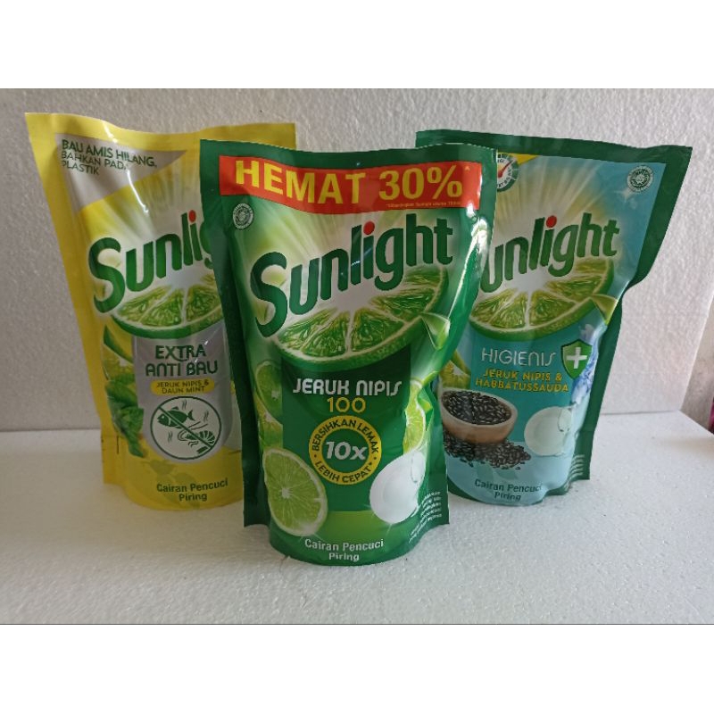 Sunlight Jeruk Nipis / Extra Higienis / Extra Anti Bau 755ml / 650ml