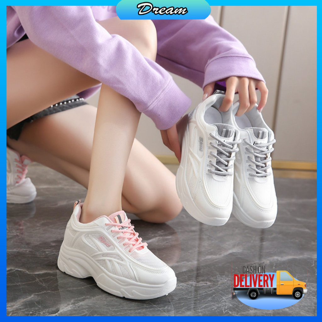 [DREAM] 266 Sepatu Sneaker Putih Wanita Sepatu Wanita Premium Fashion Korea Casual Shoes Quality