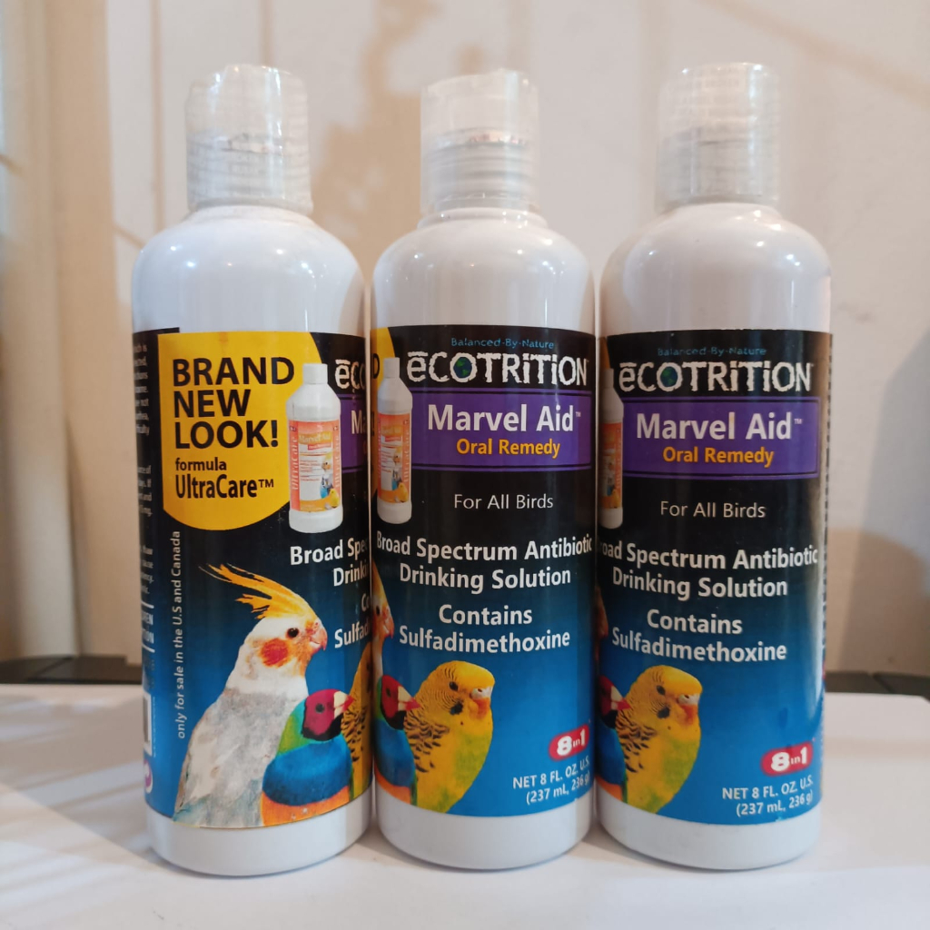 VITAMIN MARVEL AID ORAL REMEDY ECOTRITION VITAMIN UNTUK BURUNG SAKIT LESU KERACUNAN  NYILET NAFSU MA