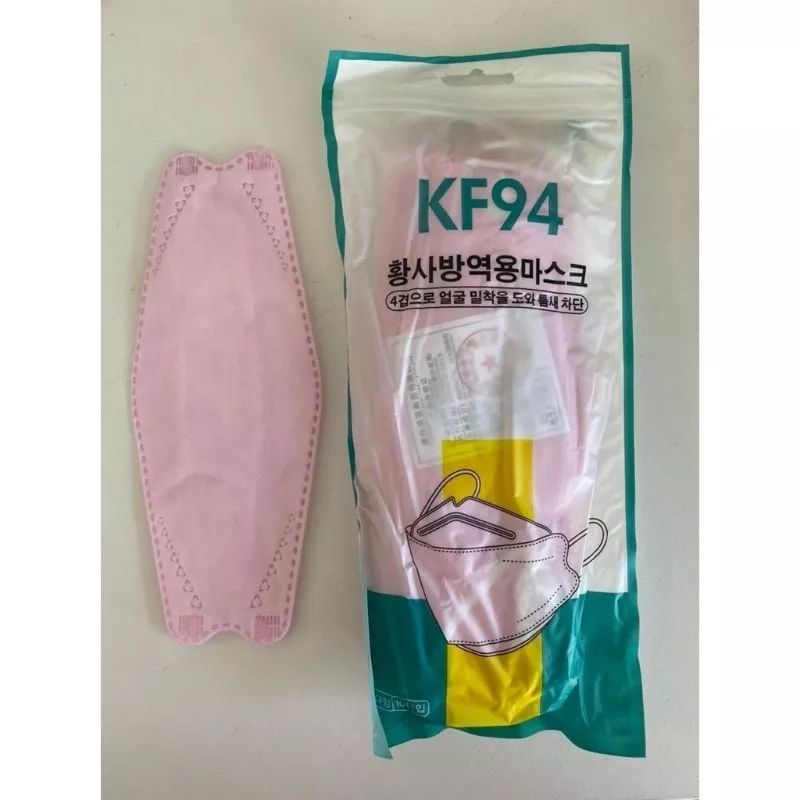 Masker KF94 isi 10pcs Warna Pink