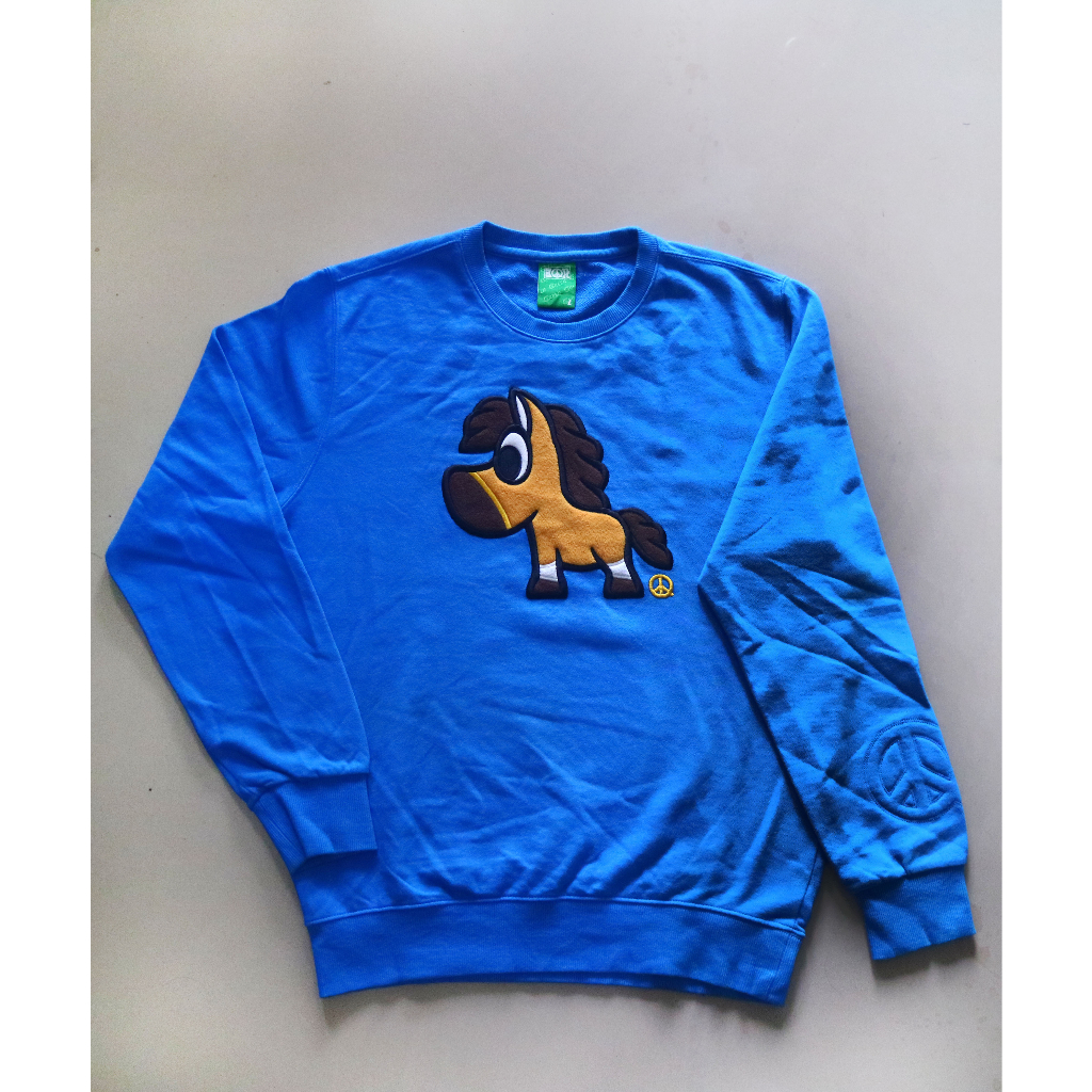 Crewneck Three QR - Bordir Kuda Poni