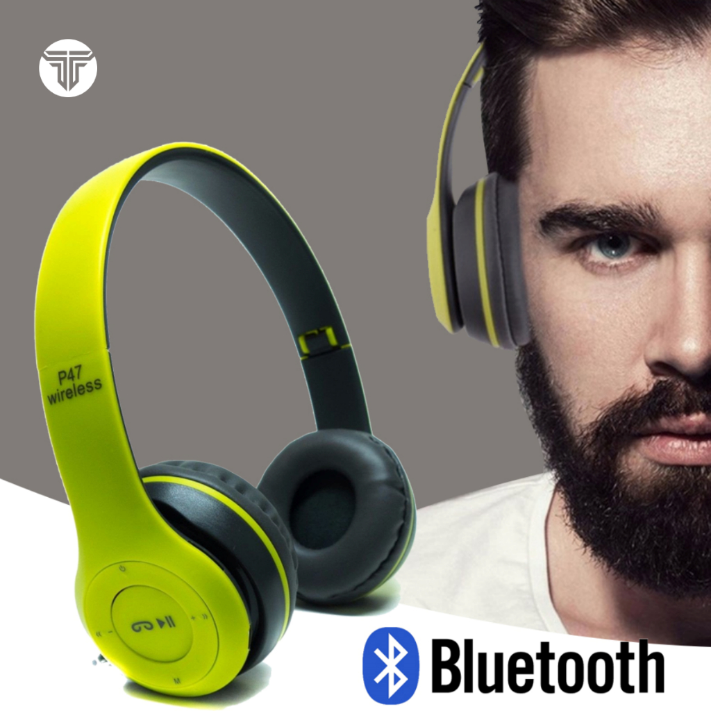 ELITEE HEADPHONE BLUETOOTH P47  Pure Bass | Headset Bluetooth P47 PRO