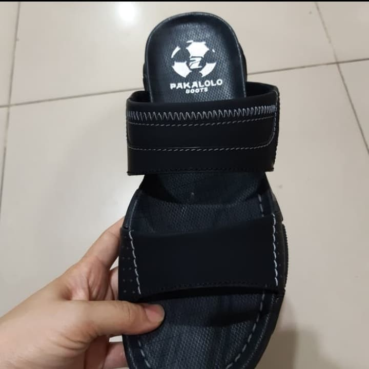 Sandal Jepit Pria Keren Pakalolo Bahan Kulit Gaya Kekinian